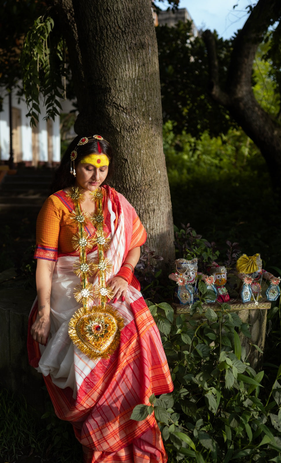 LAAL KOMOLA MAHA PAAR SAREE