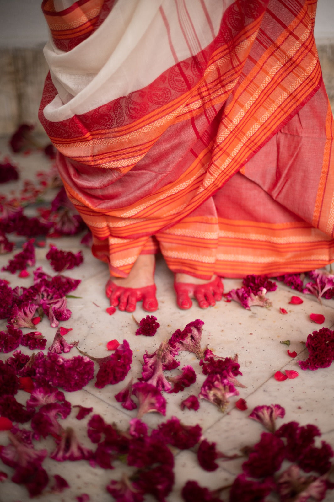LAAL KOMOLA MAHA PAAR SAREE