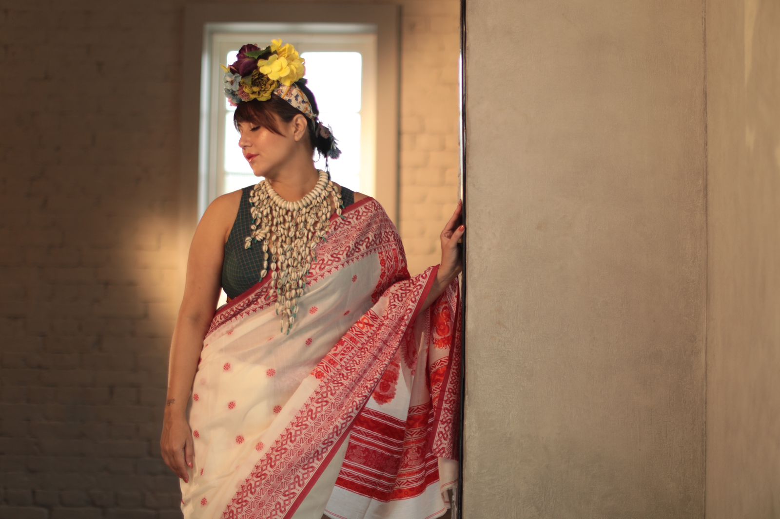 BALUCHARI MOTIF TANT SAREE