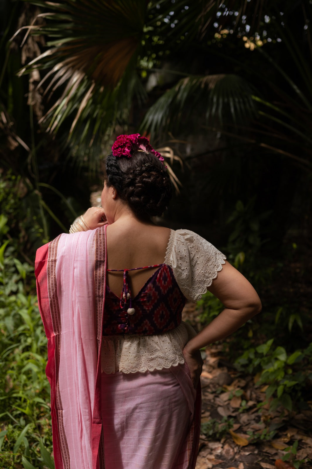 IKKAT HAKOBA FROCK BLOUSE