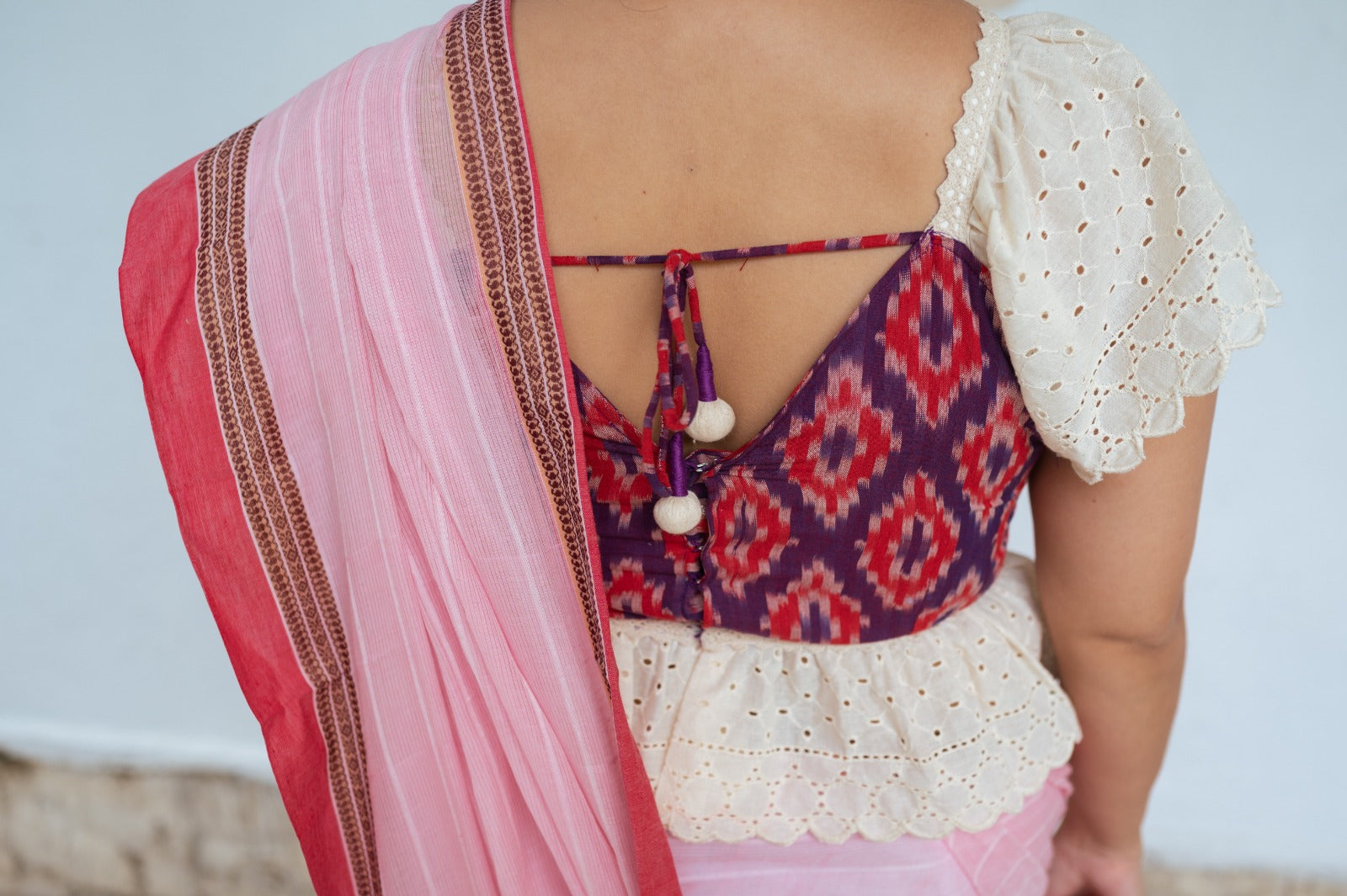 IKKAT HAKOBA FROCK BLOUSE