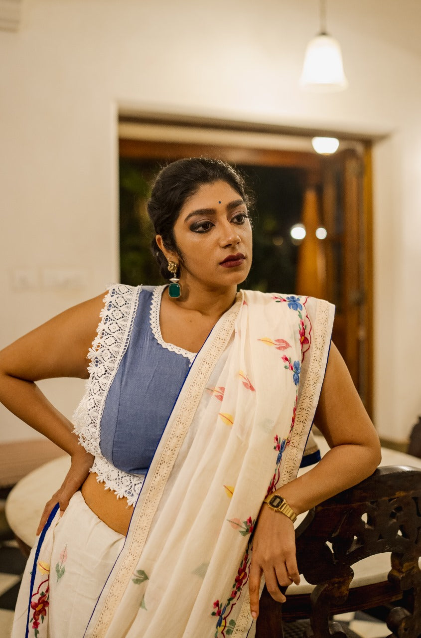 SLEEVELESS MAGNOLIA PAISLEY RUMAL BLOUSE