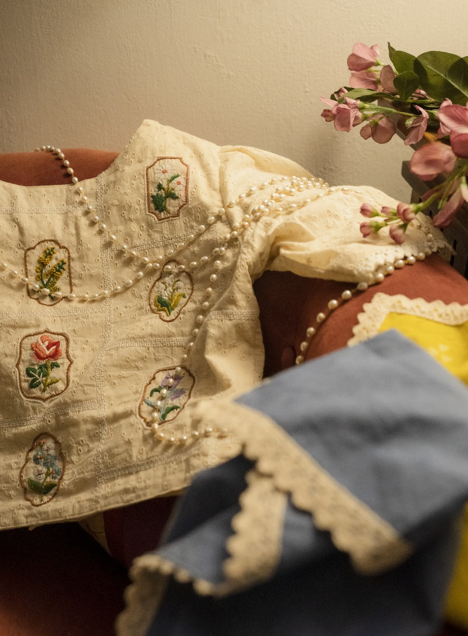 TULIP AND ORCHID RUMAL BLOUSE