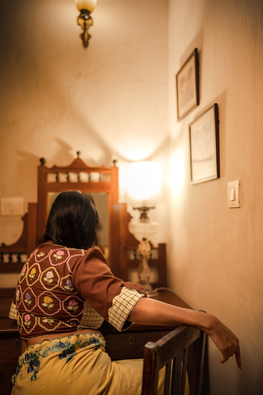 HYDRANGEA RUMAL BLOUSE