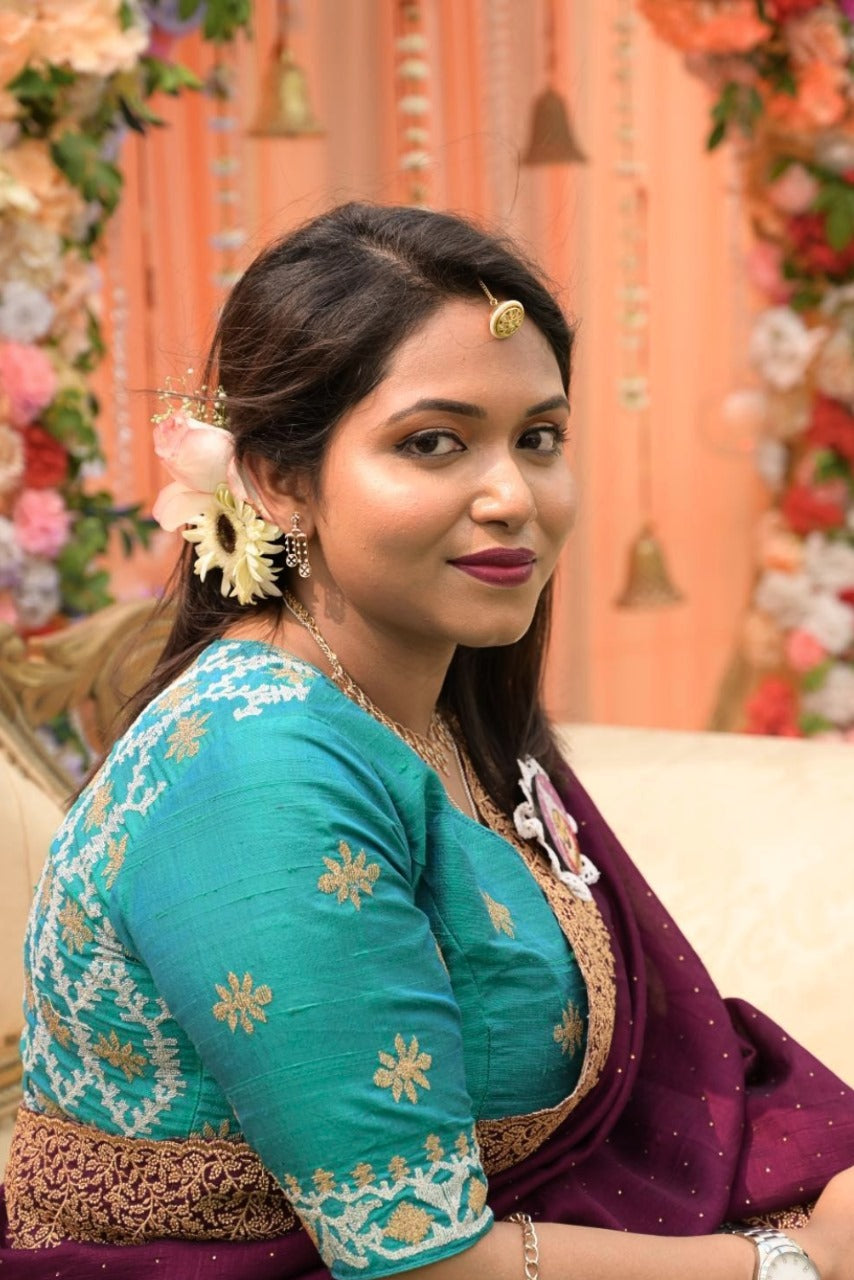 TEAL SONA RUPO COCKTAIL (BLOUSE)