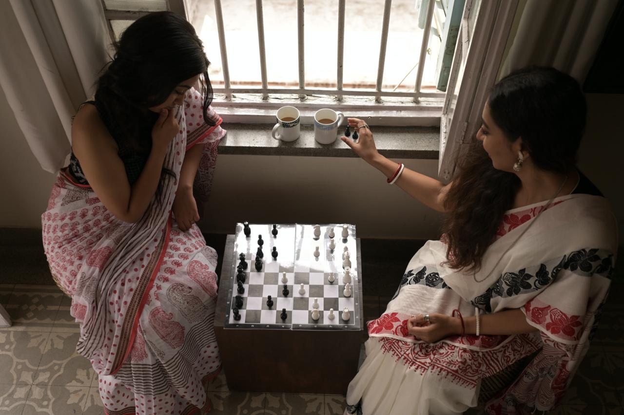 PADMA SHANKHA ALPONA SAREE
