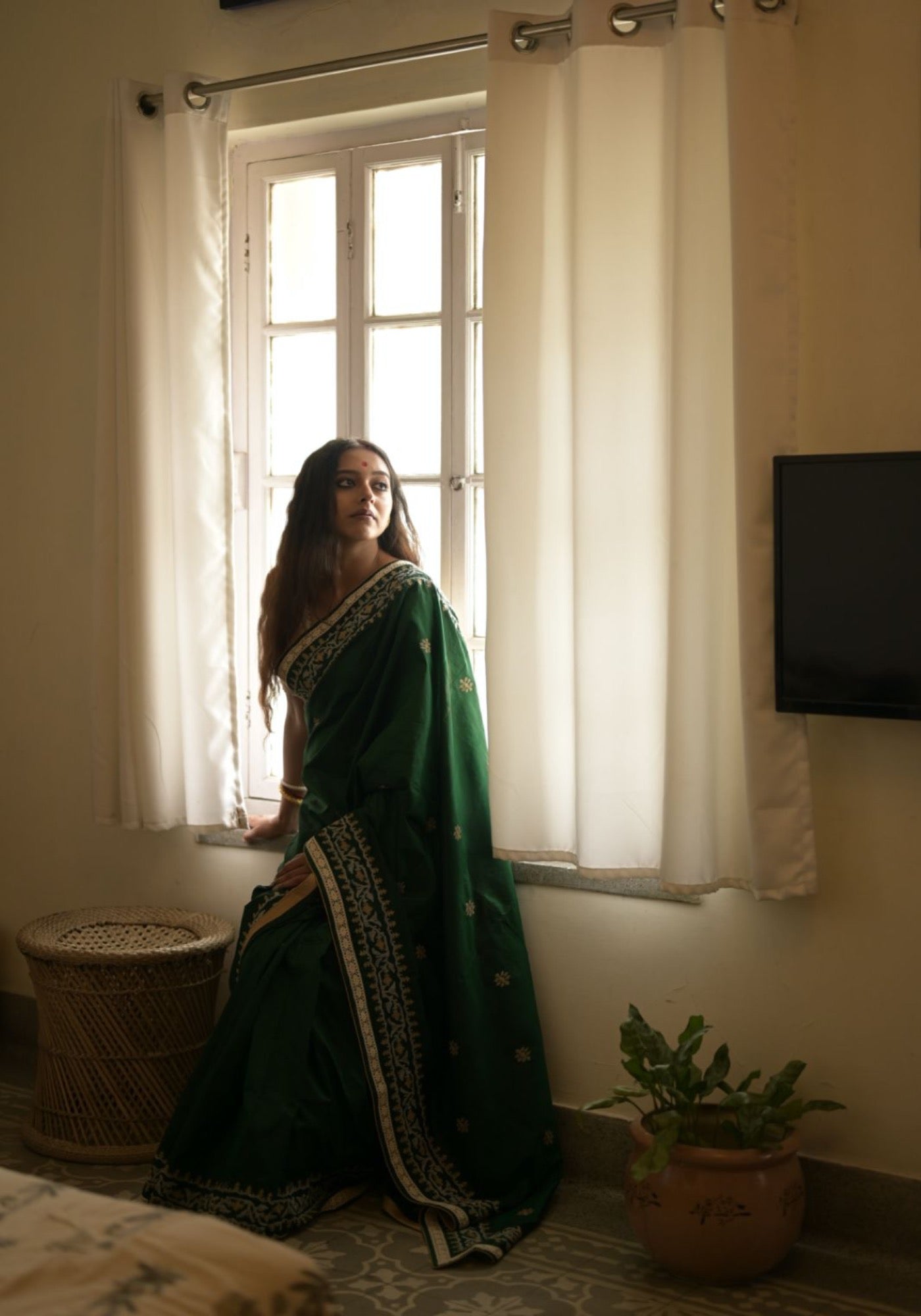 ARATI KORAT PHOOL SILK SAREE