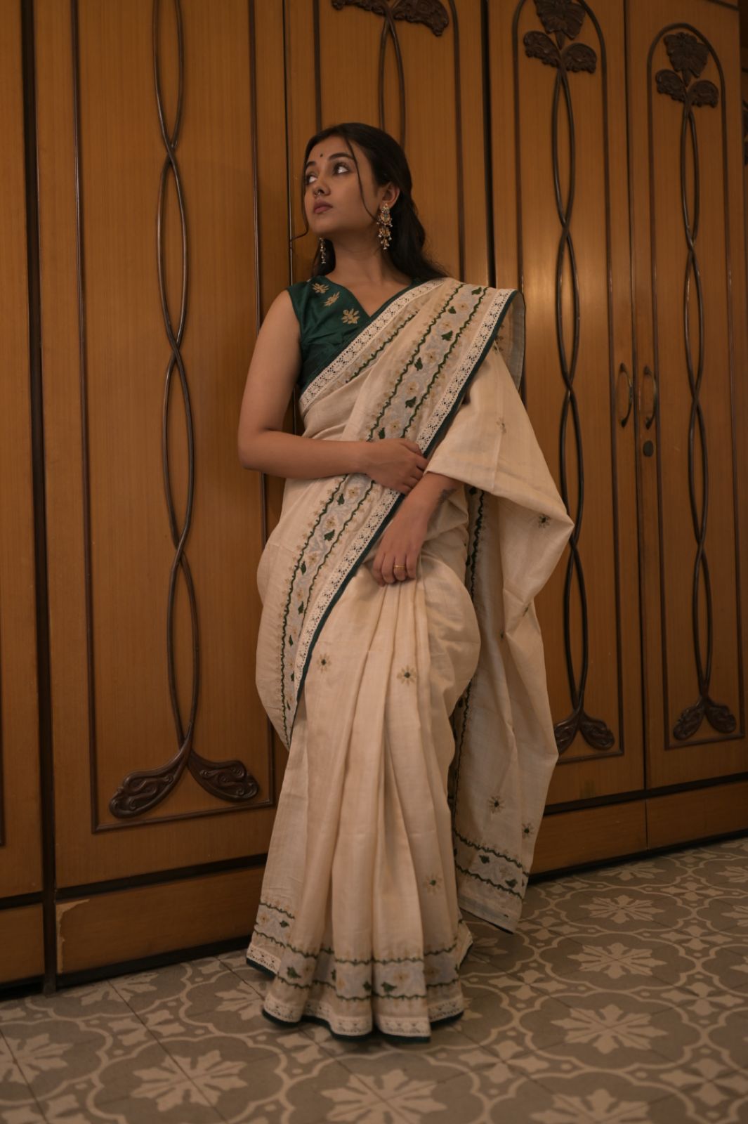 BANI KORAT PHOOL SILK SAREE