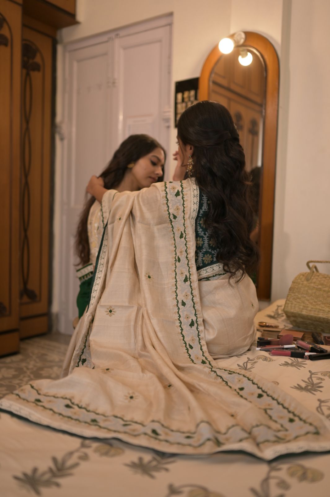 BANI KORAT PHOOL SILK SAREE
