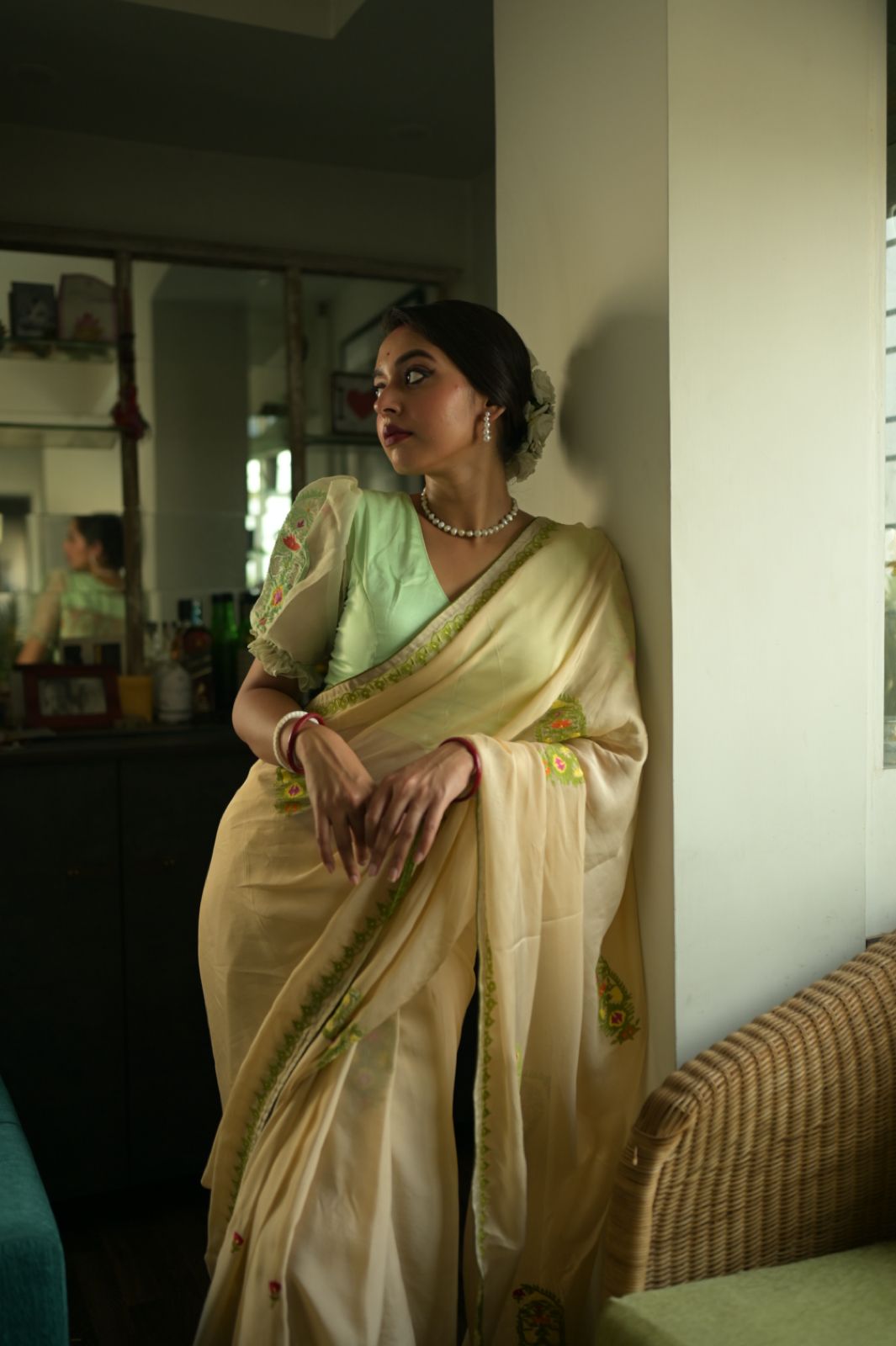 KHUKU KOLKA ORGANZA SAREE