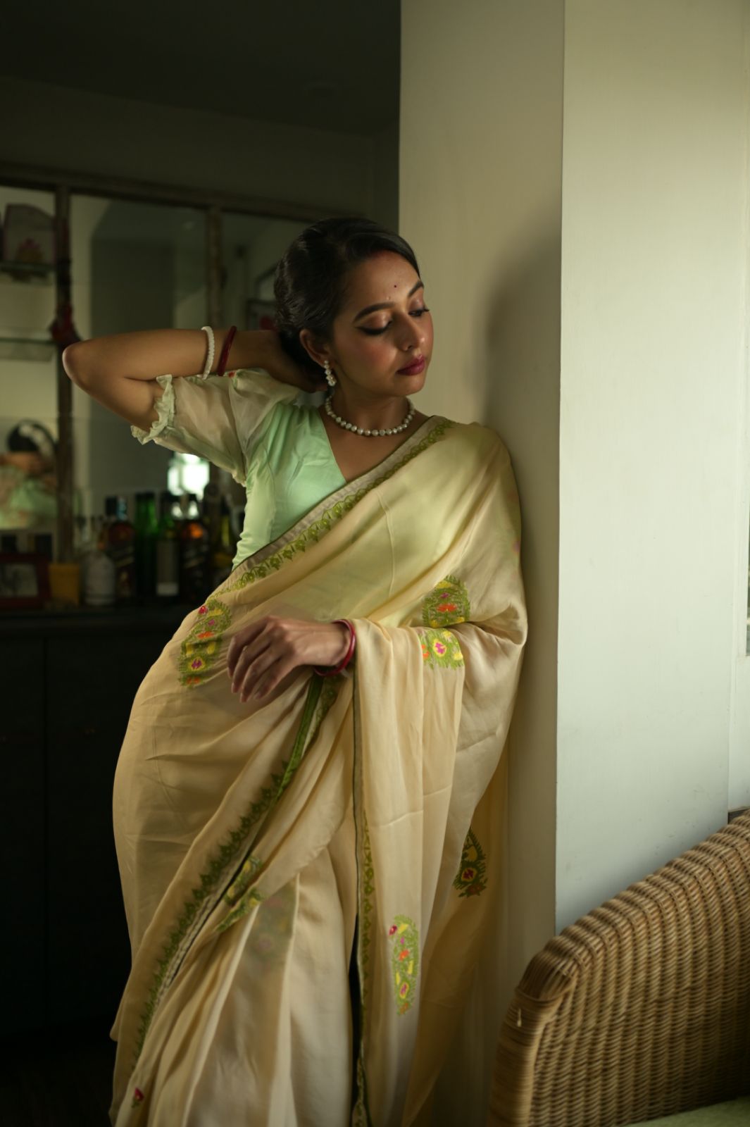 KHUKU KOLKA ORGANZA SAREE
