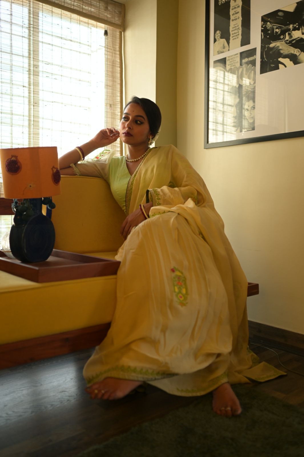 KHUKU KOLKA ORGANZA SAREE