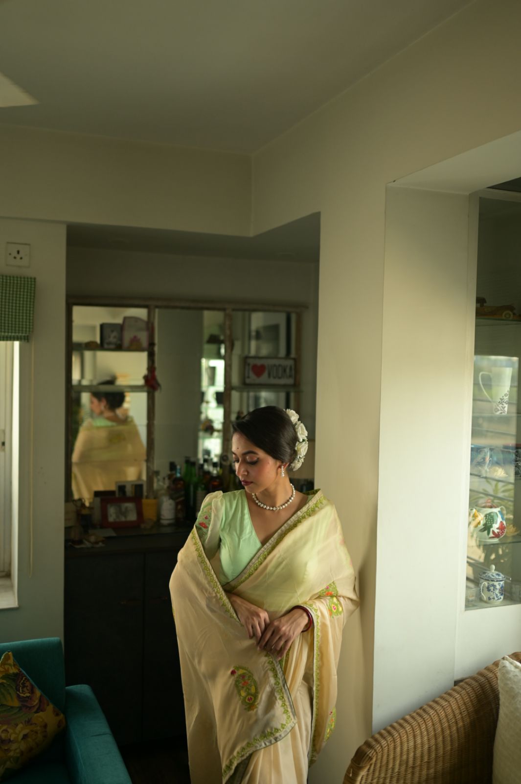 KHUKU KOLKA ORGANZA SAREE