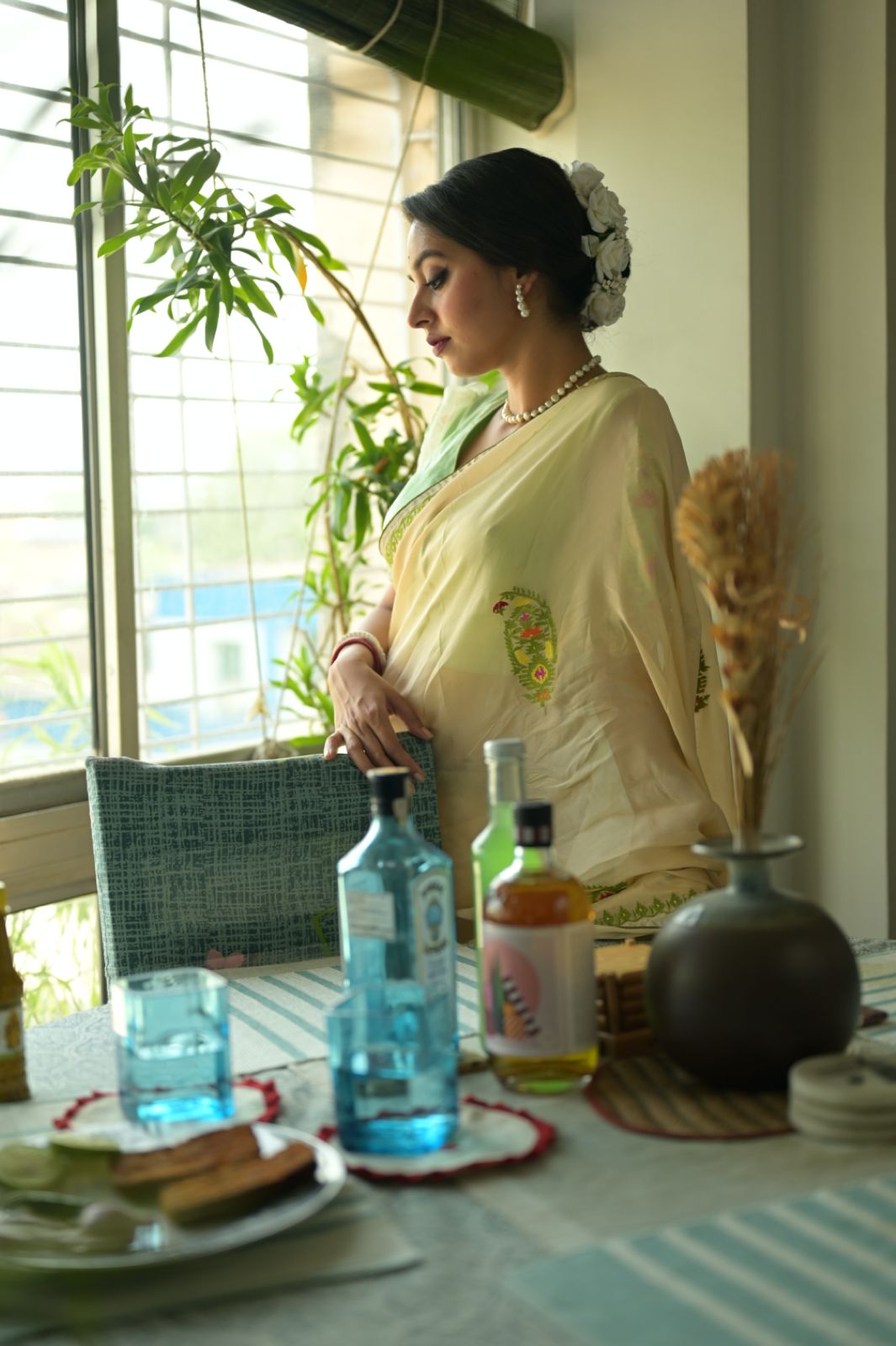 KHUKU KOLKA ORGANZA SAREE