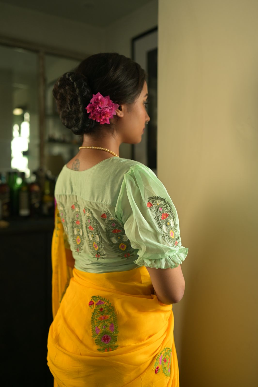 PAROMITA KOLKA ORGANZA BLOUSE
