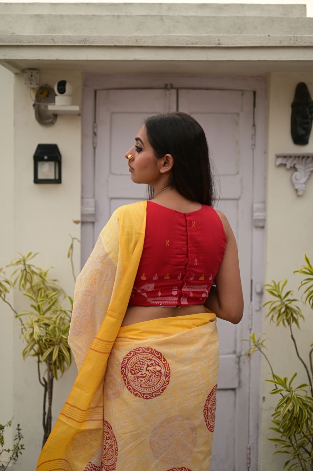 JAYA LAAL JAMDANI LACE BLOUSE