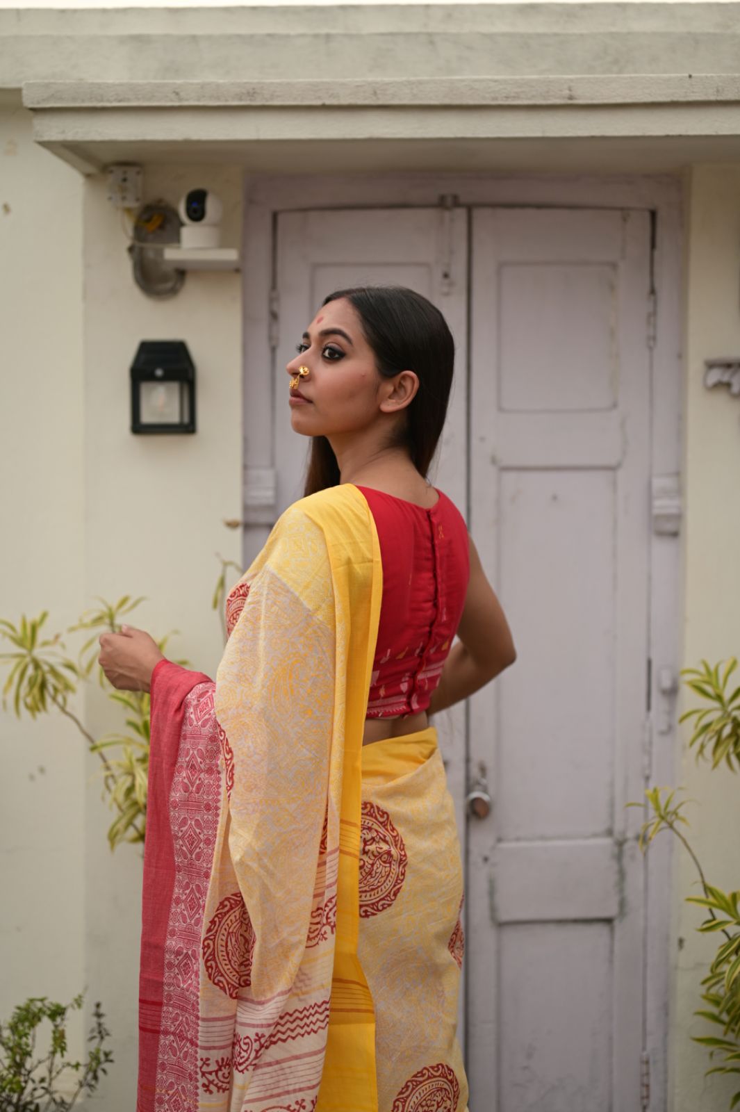 JAYA LAAL JAMDANI LACE BLOUSE