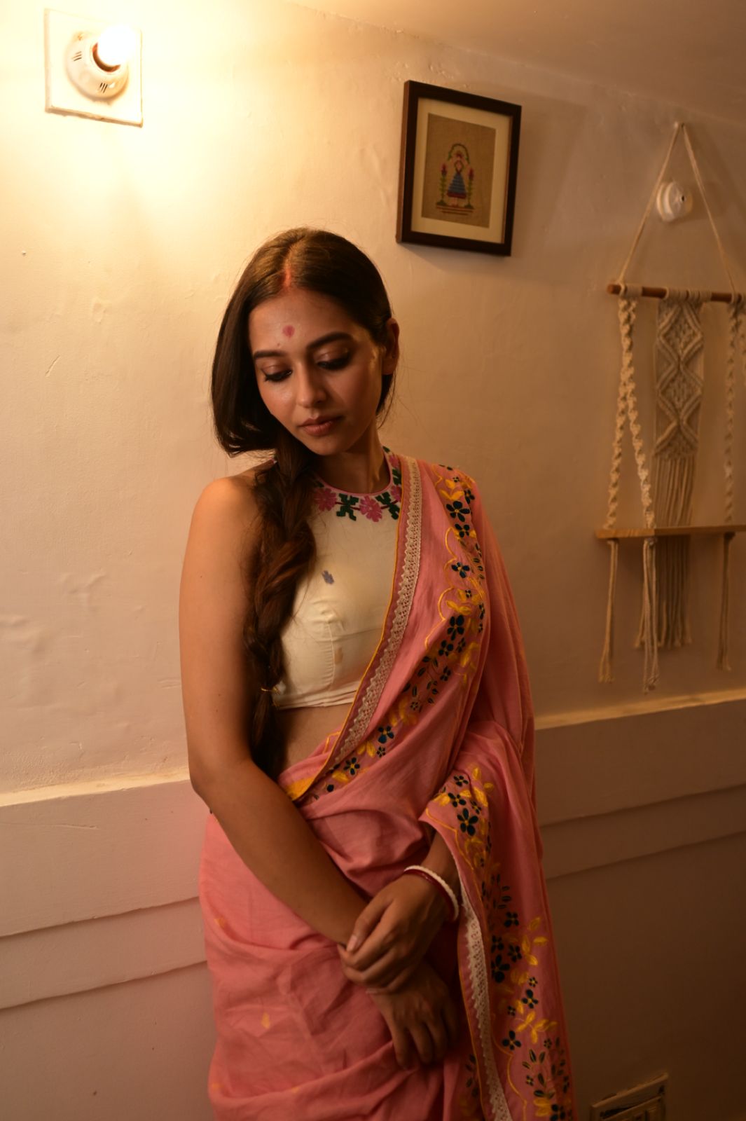 PARUL MORICH PHOOL JAMDANI BLOUSE
