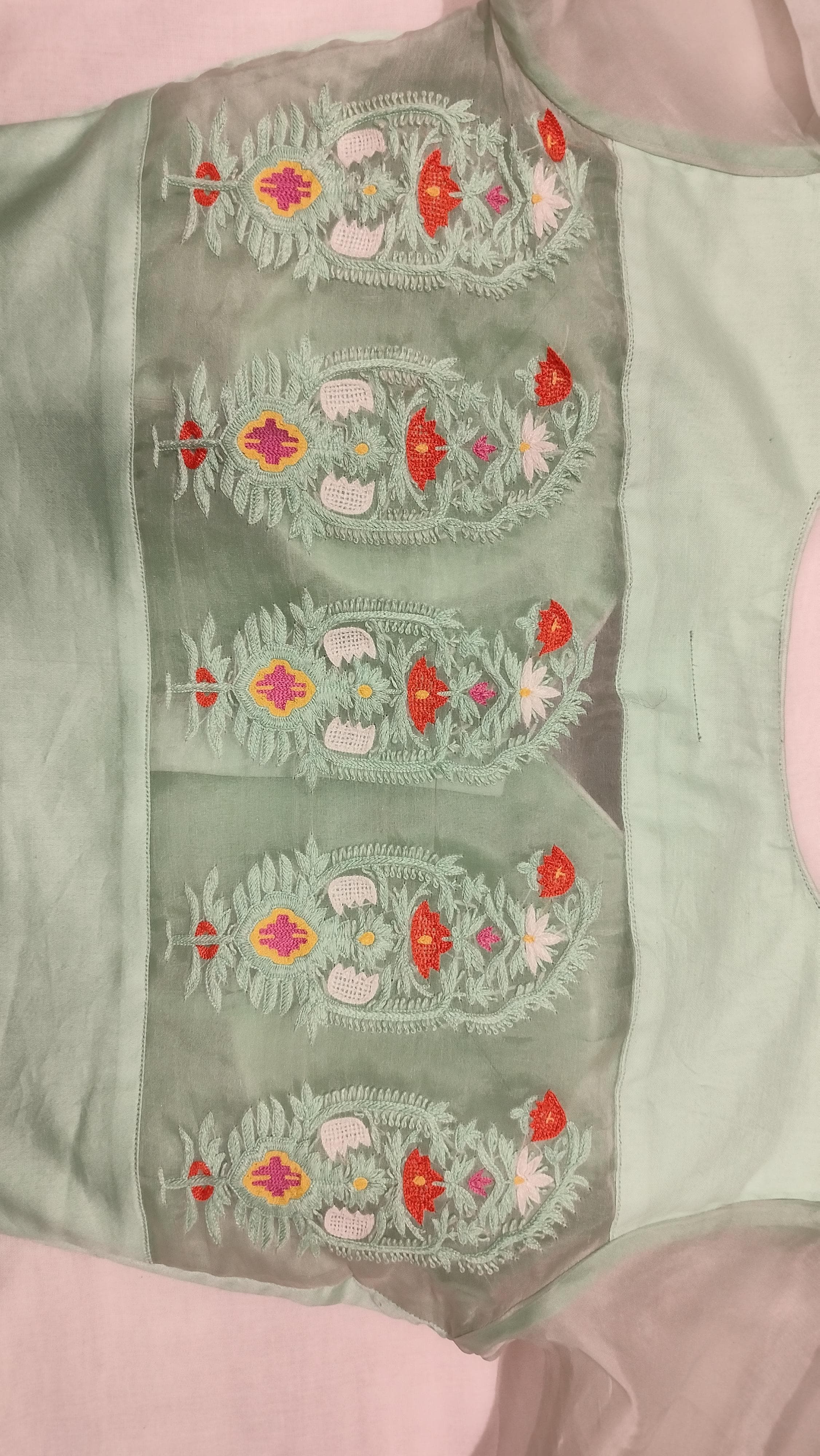 KHUKU KOLKA ORGANZA BLOUSE