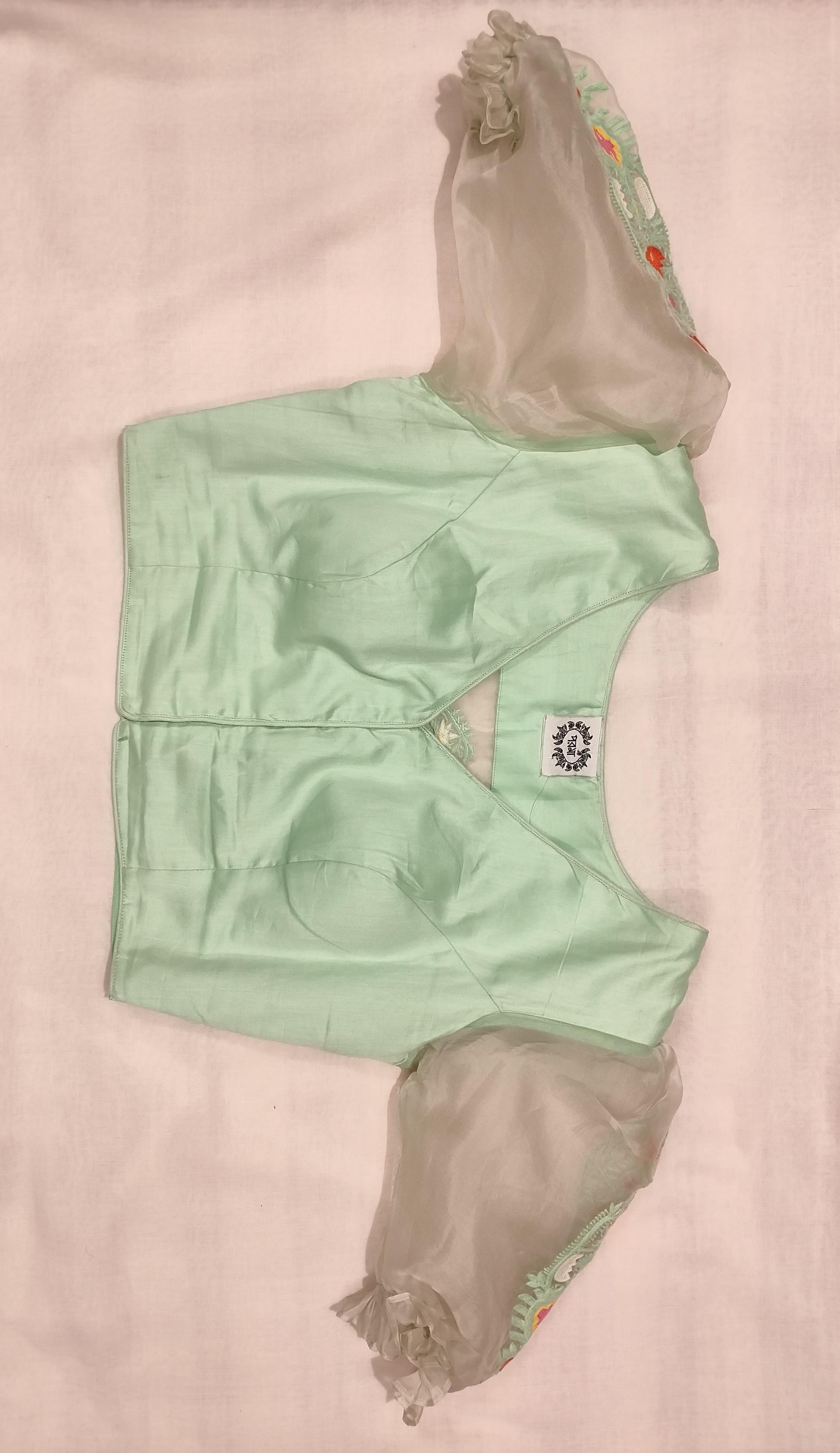 KHUKU KOLKA ORGANZA BLOUSE