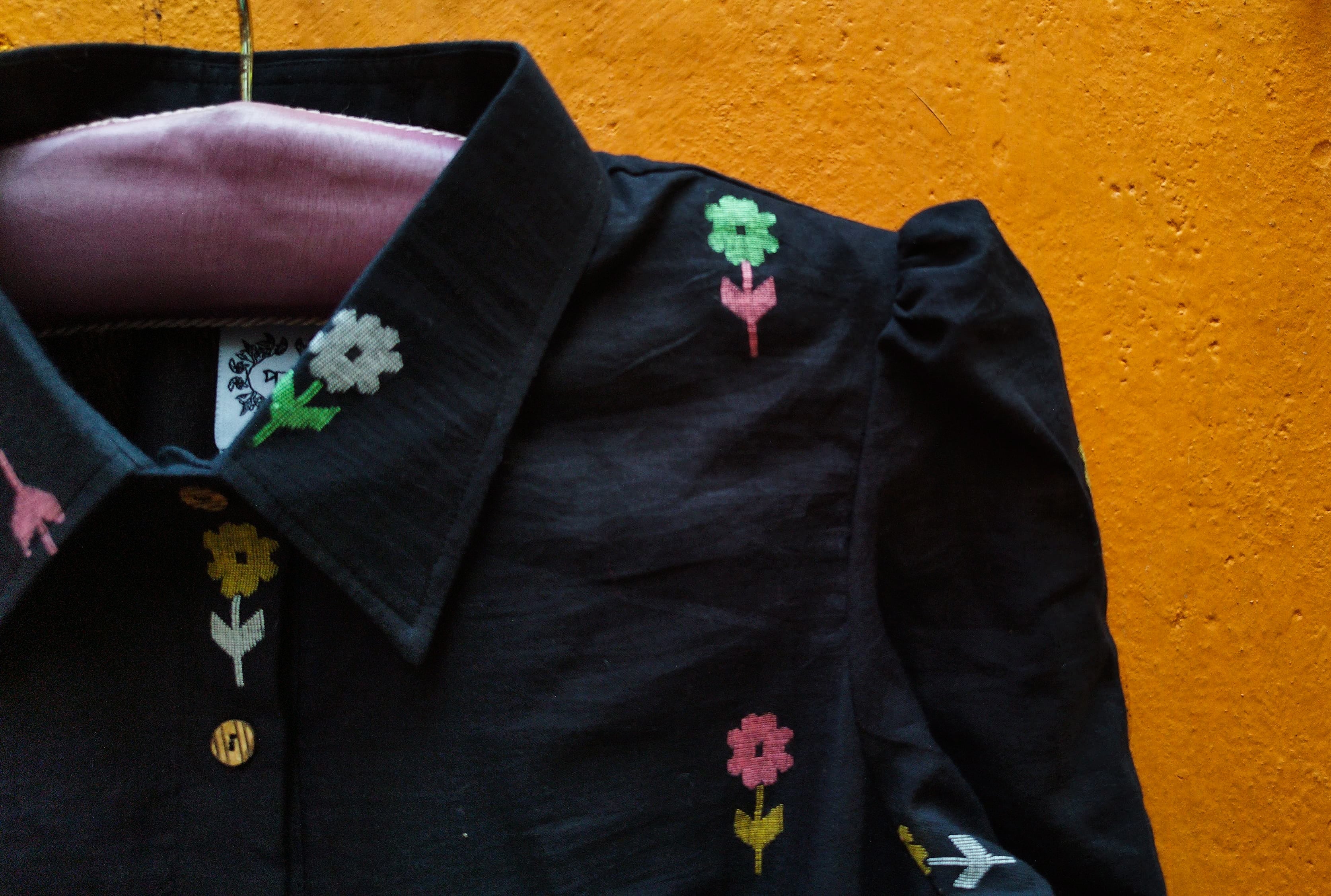 CAFE BY THE SEA JAMDANI SHIRT