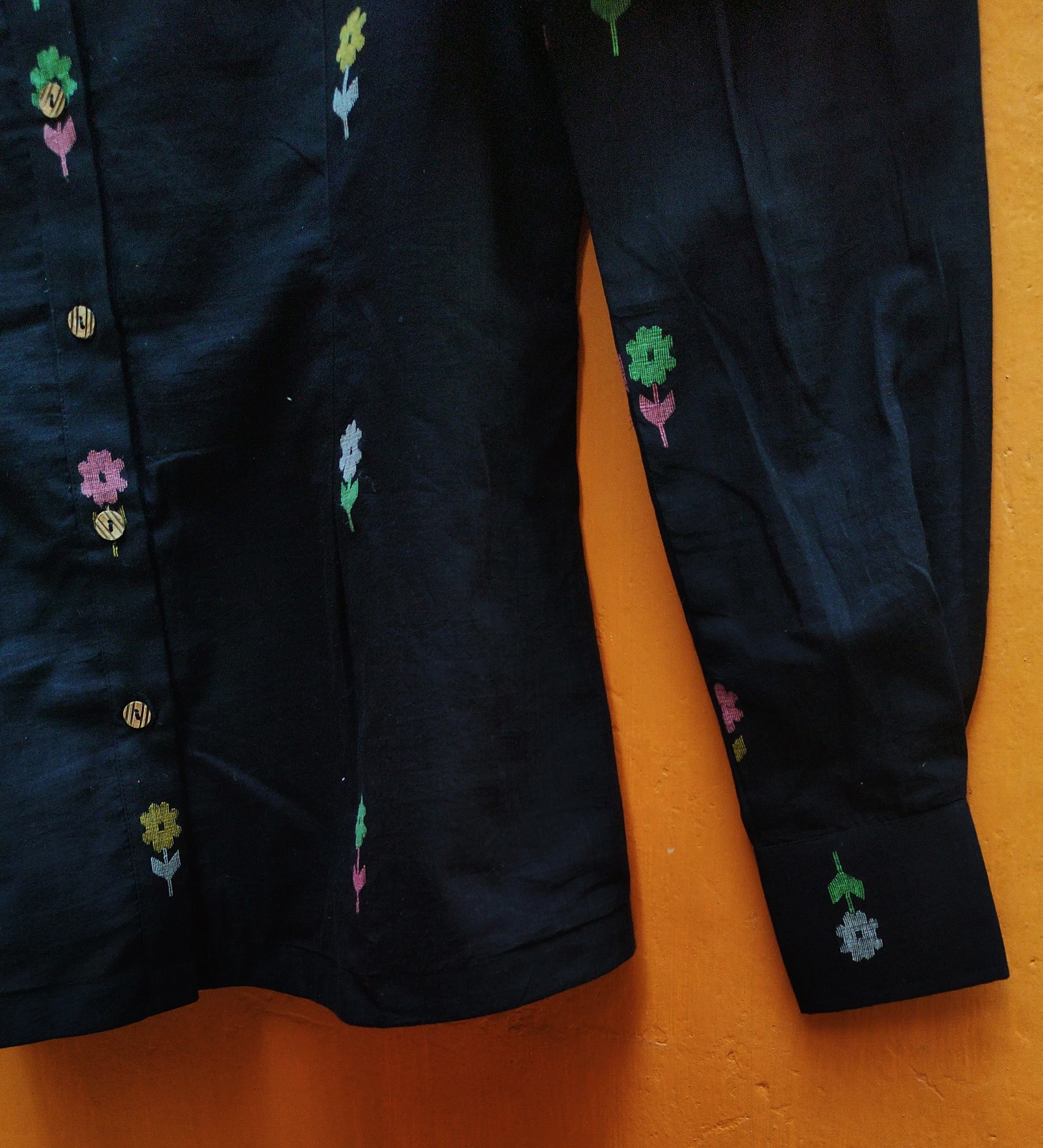 CAFE BY THE SEA JAMDANI SHIRT
