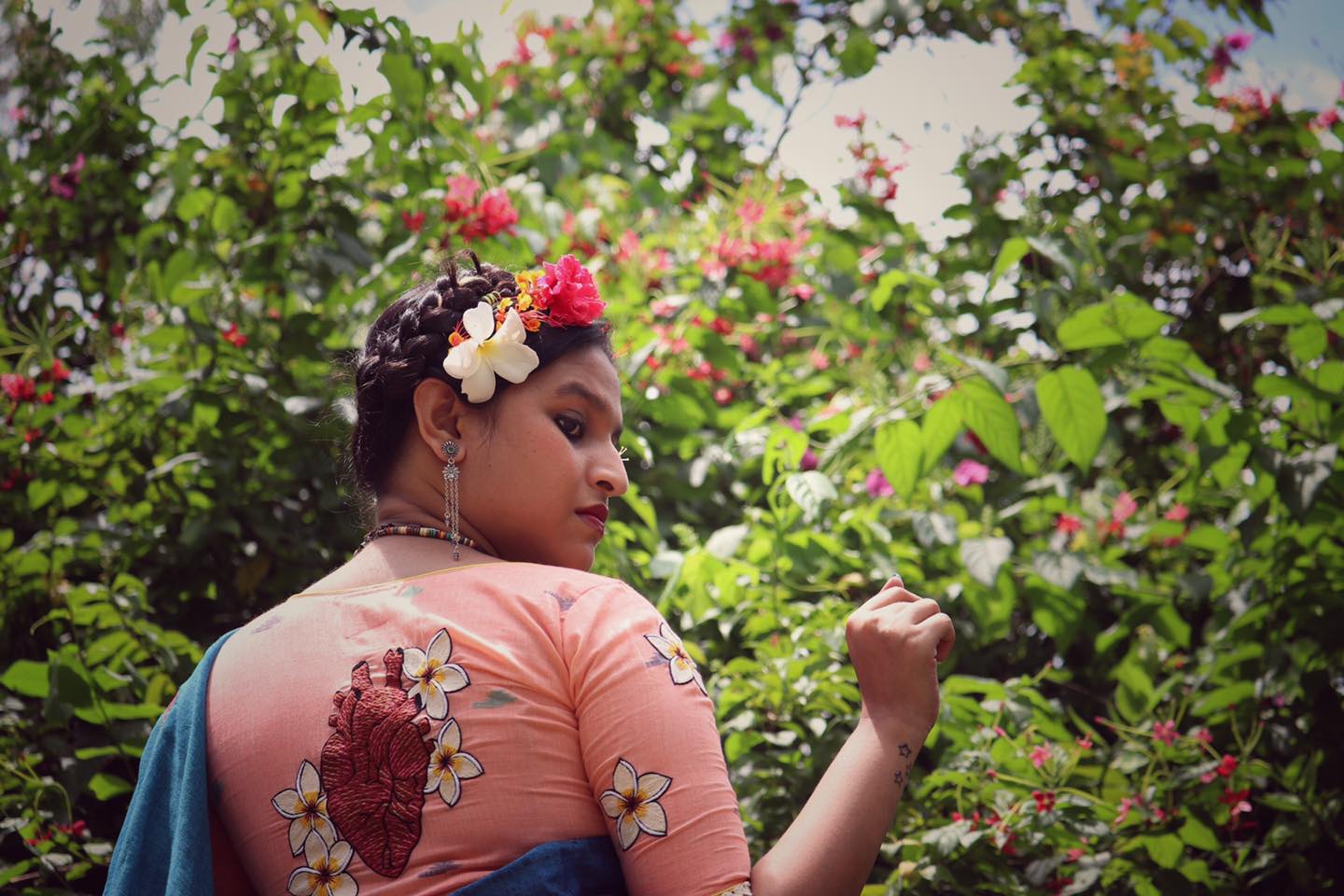 PEACH HEART FRANGIPANI