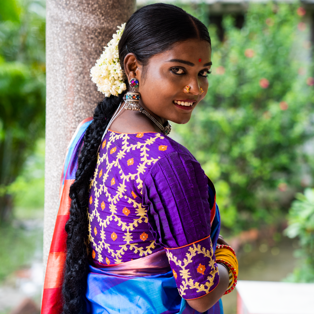 PURPLE JAAL (BLOUSE)