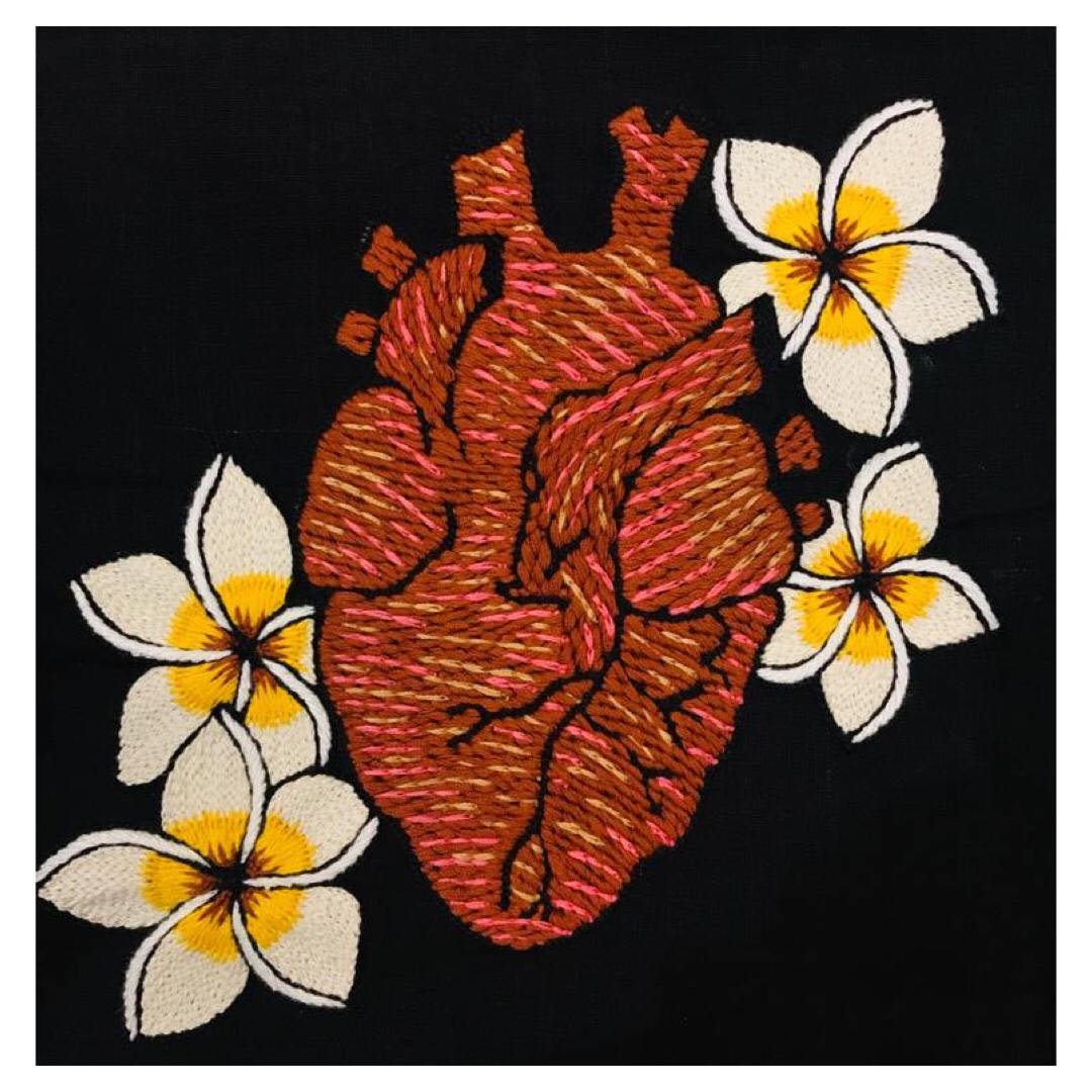 BLACK HEART FRANGIPANI