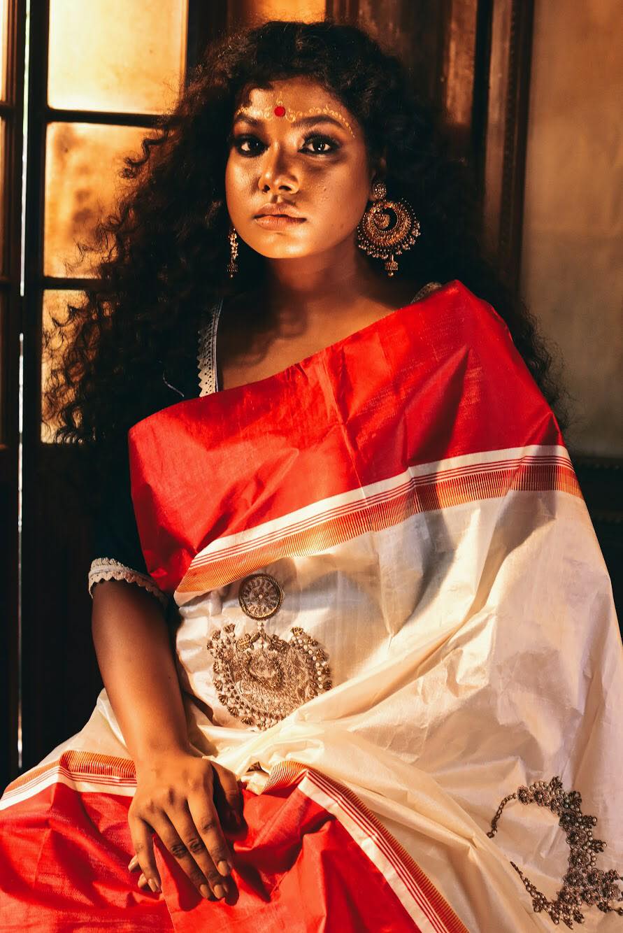 WIDE RED PAAR ALL JEWELLERY GOROD (SAREE)