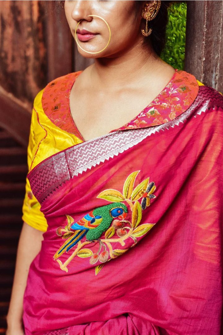 YELLOW PARROT (BLOUSE)