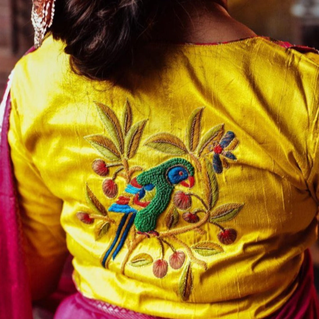 YELLOW PARROT (BLOUSE)
