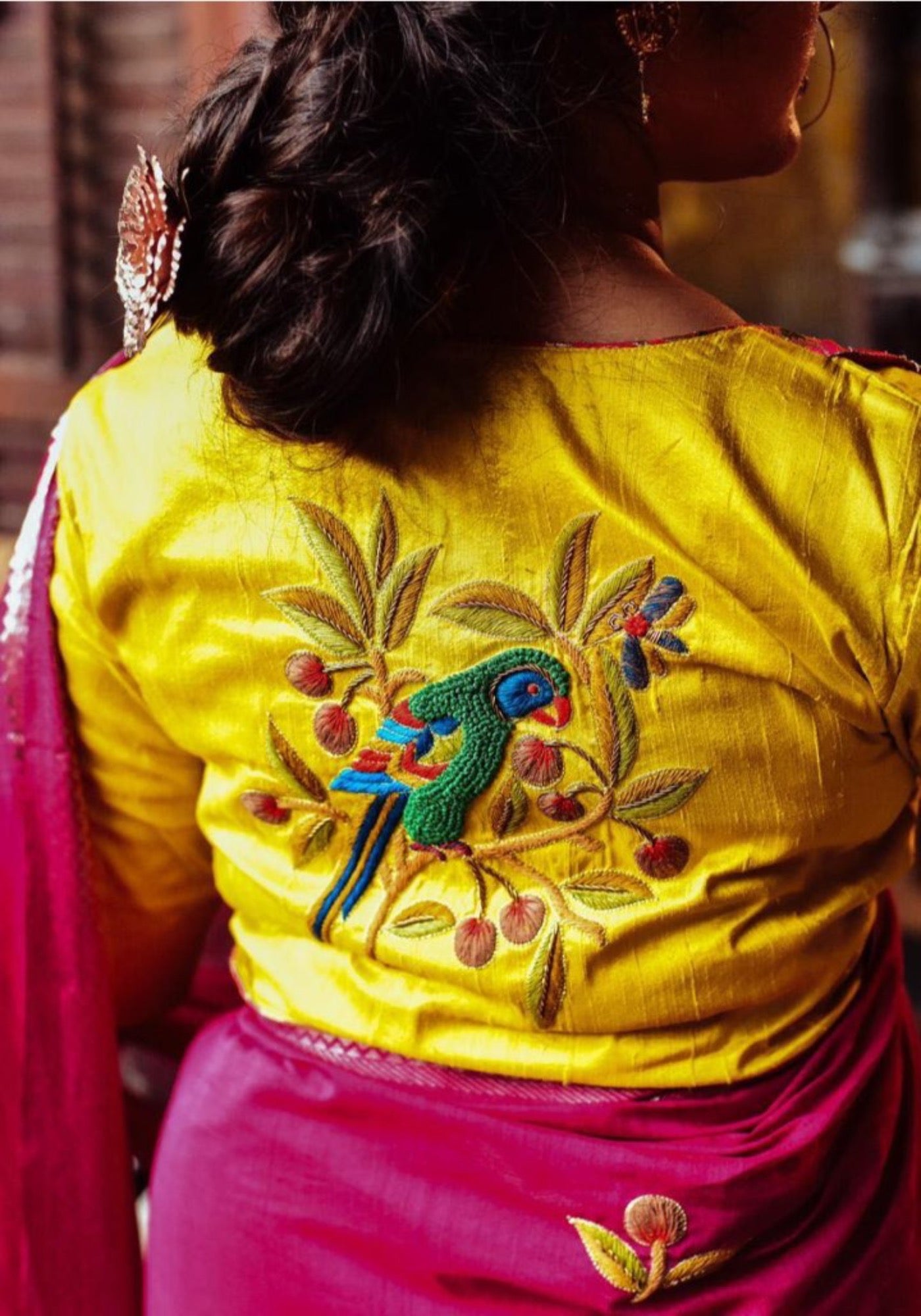 YELLOW PARROT (BLOUSE)