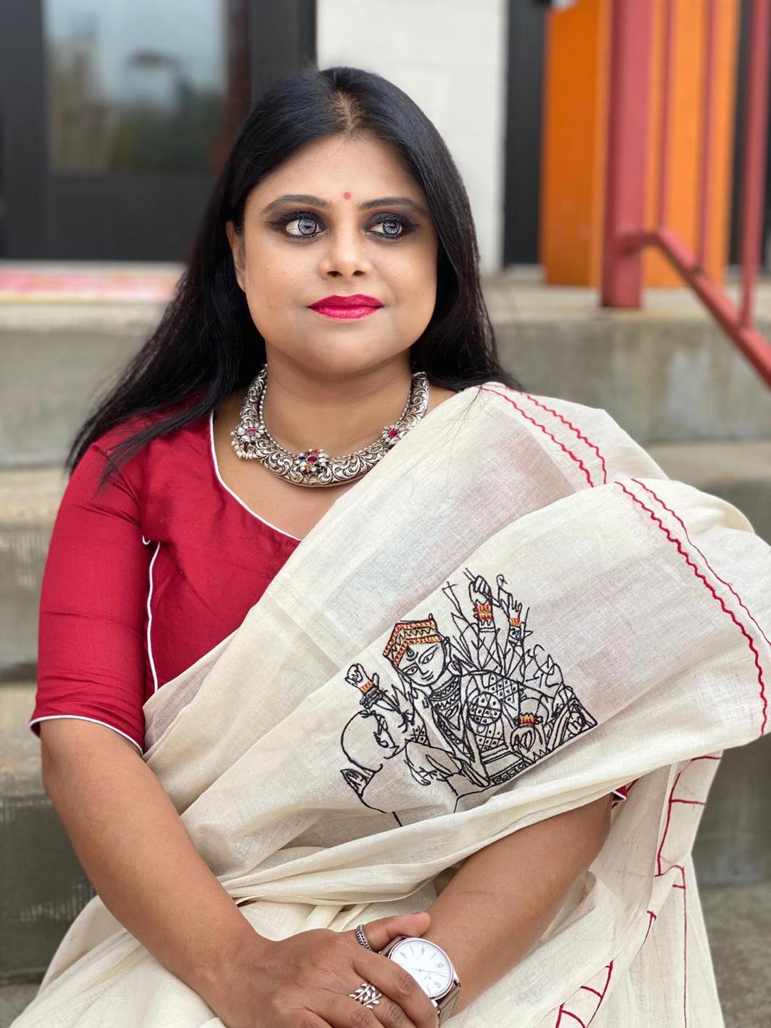 KUMORTULI MAP SAREE