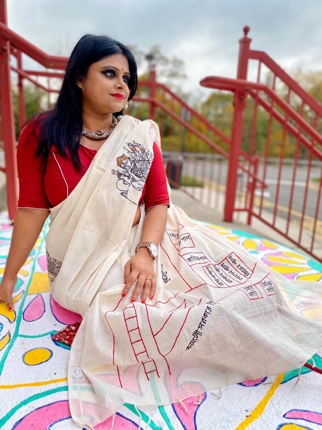 KUMORTULI MAP SAREE