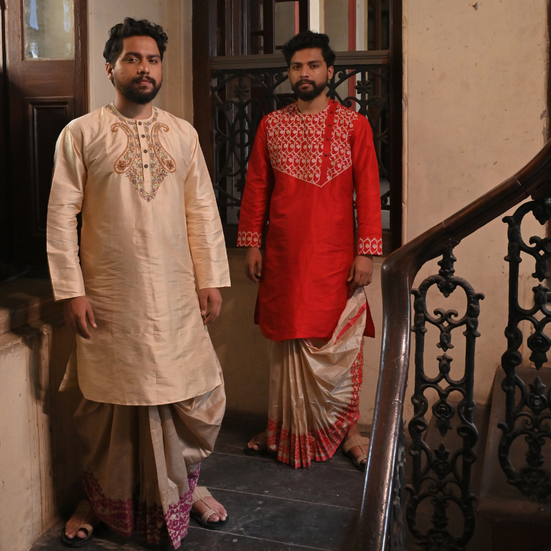 Beige Kolka Kurta