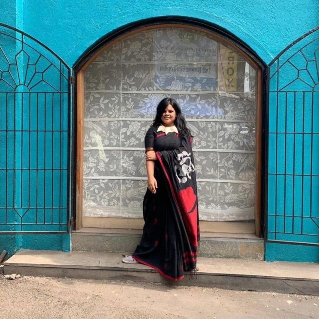 BLACK DEVI JAMDANI