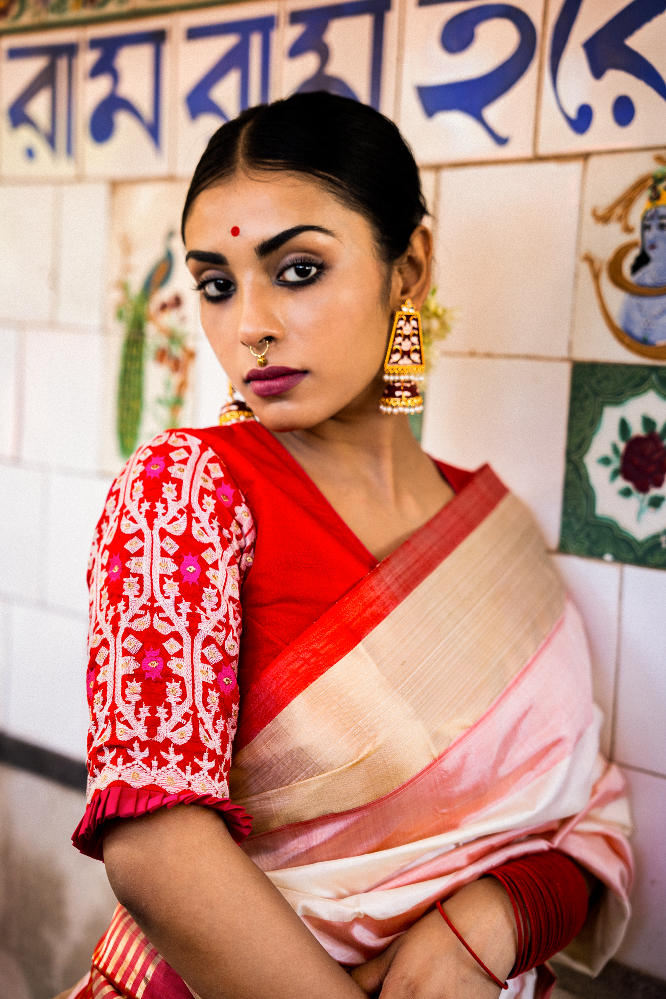 DUDHEY AALTA (SAREE)