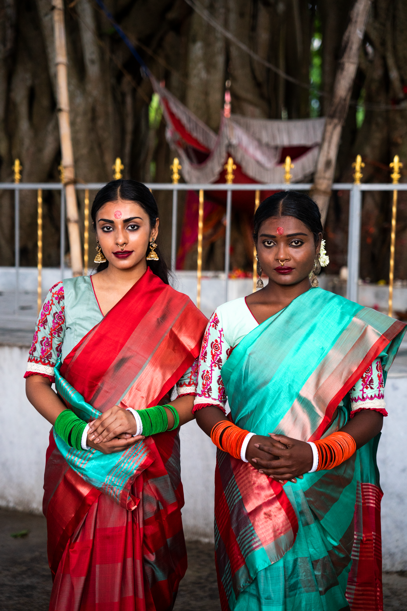 MINT ORANGE (SAREE)