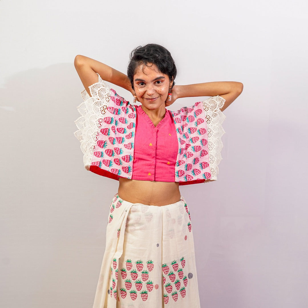 STRAWBERRY MINI KAFTAN