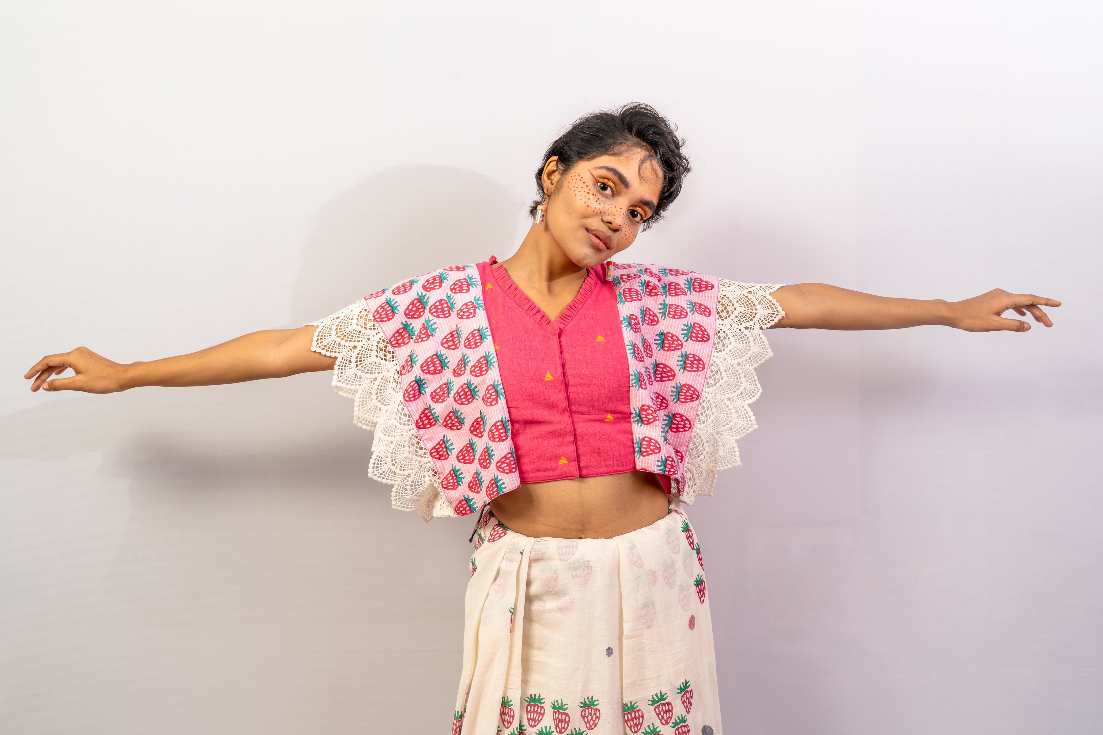 STRAWBERRY MINI KAFTAN