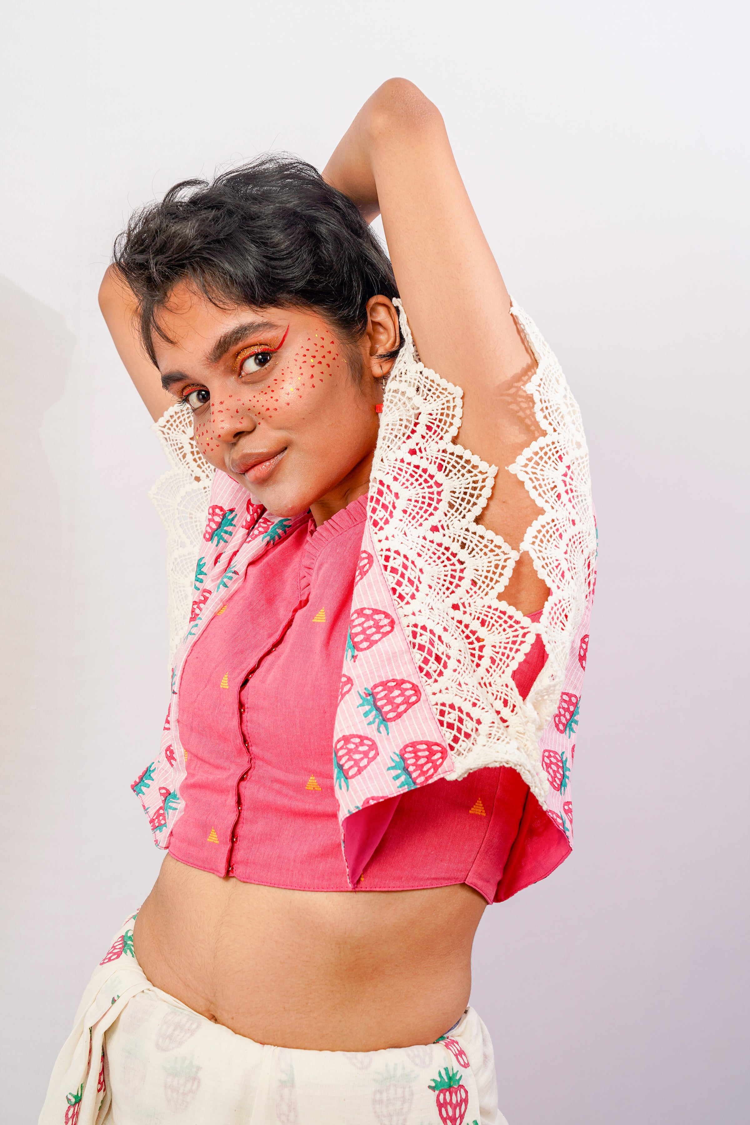 STRAWBERRY MINI KAFTAN