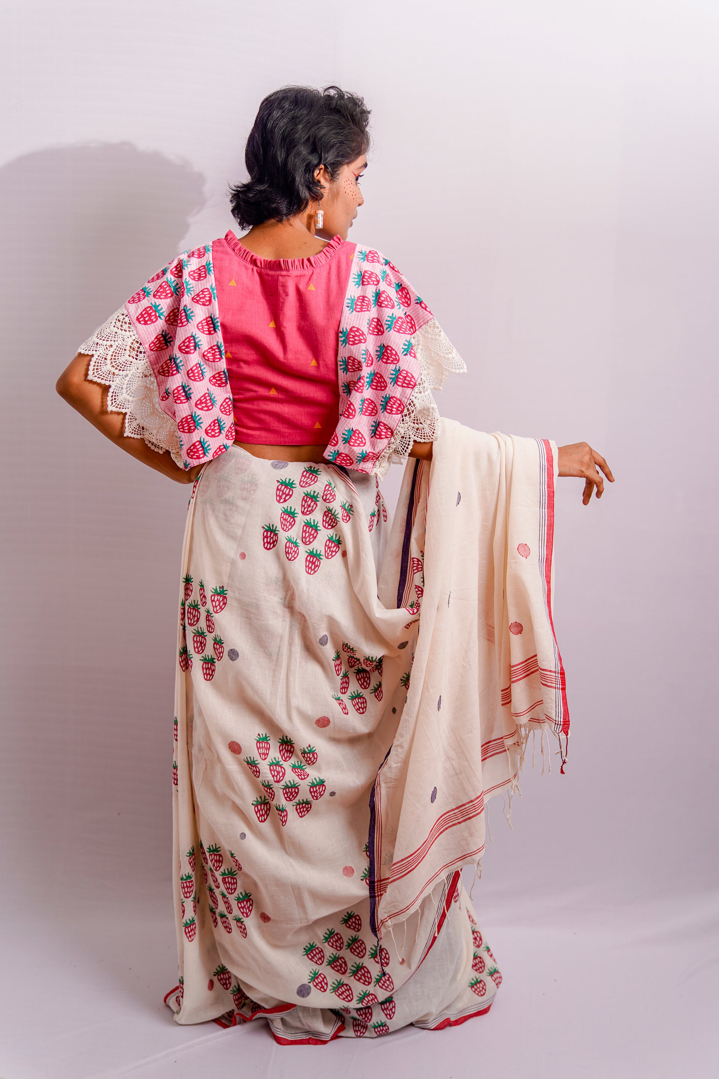 STRAWBERRY MINI KAFTAN