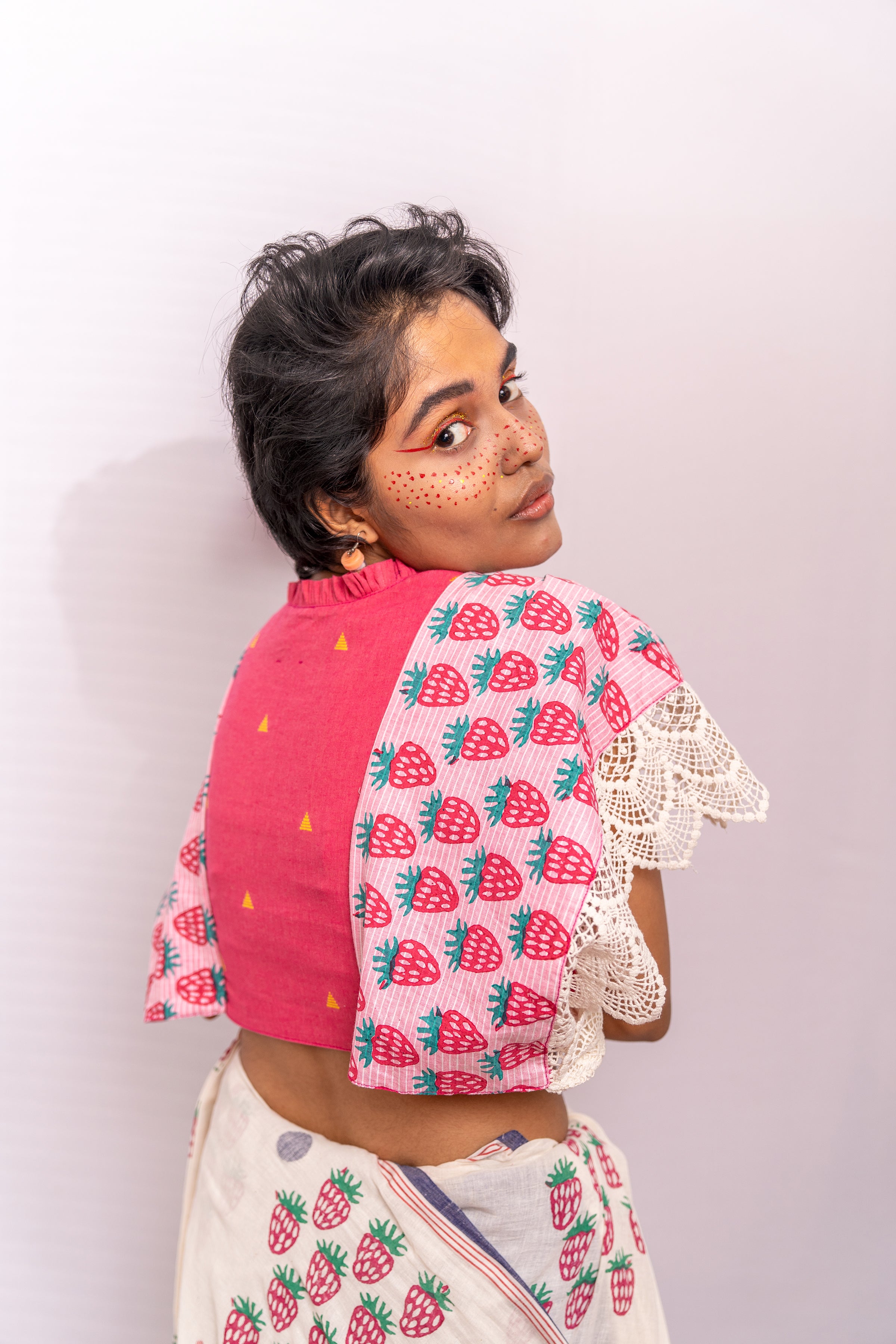 STRAWBERRY MINI KAFTAN