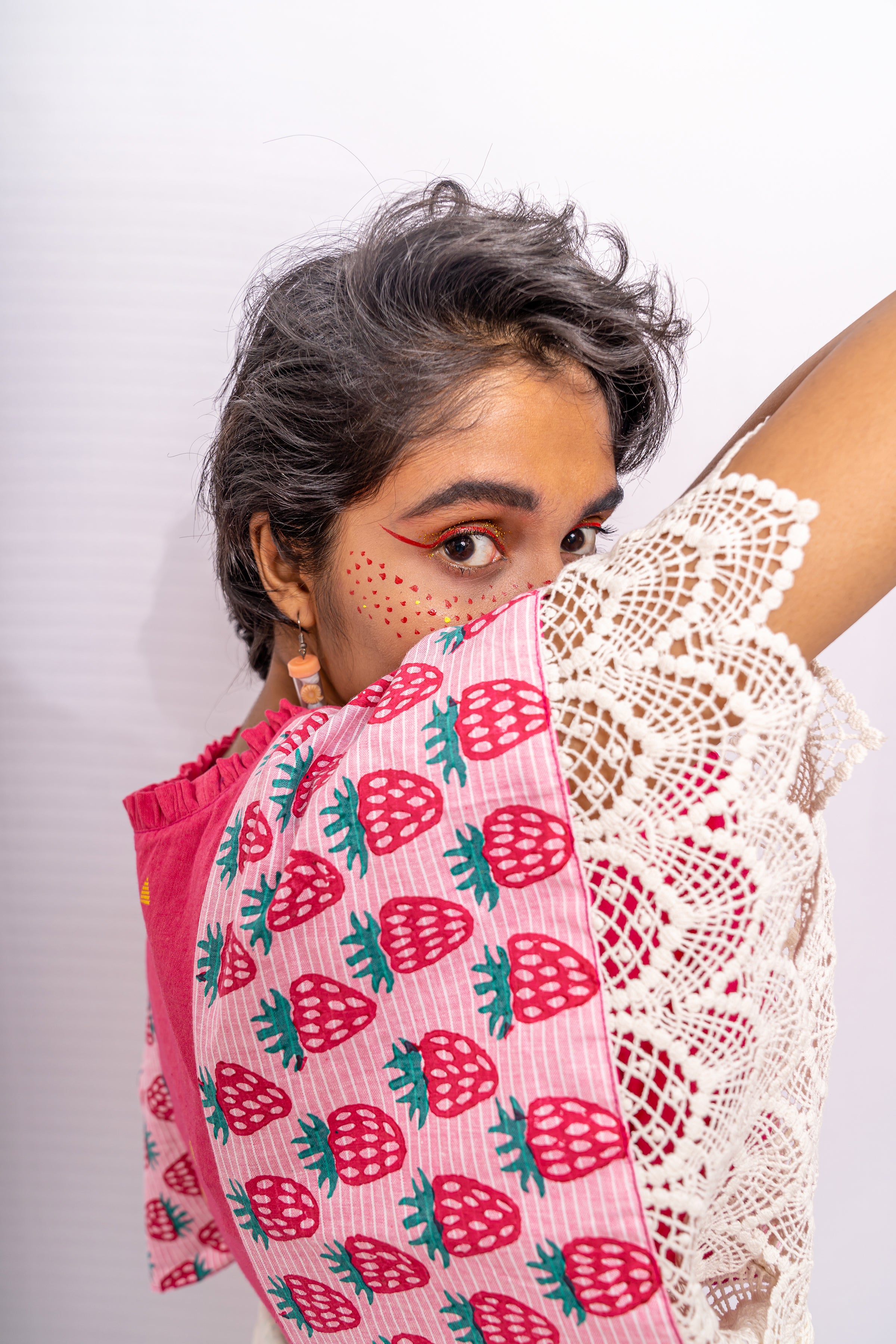 STRAWBERRY MINI KAFTAN