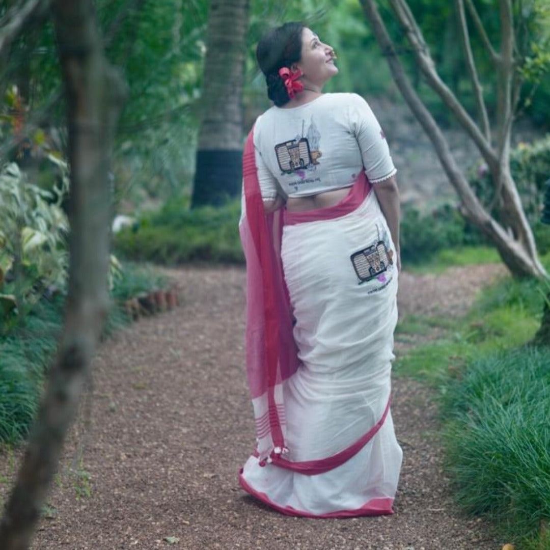 PHULIA COTTON RADIO SAREE