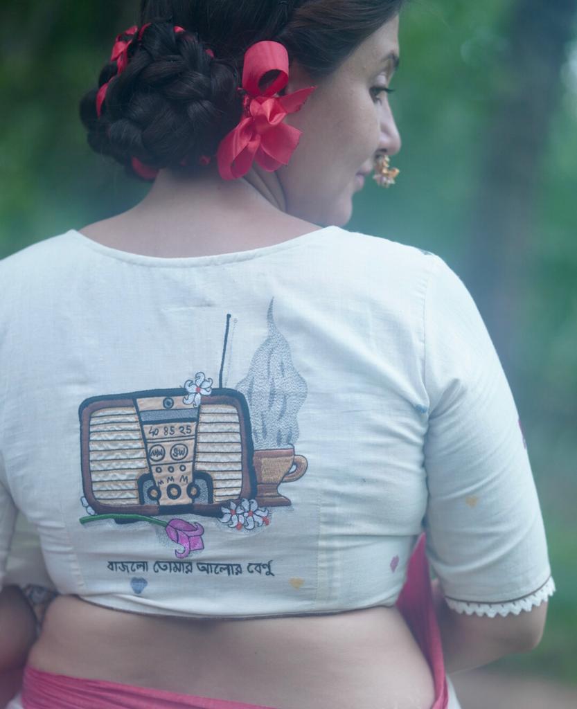 PHULIA COTTON RADIO SAREE