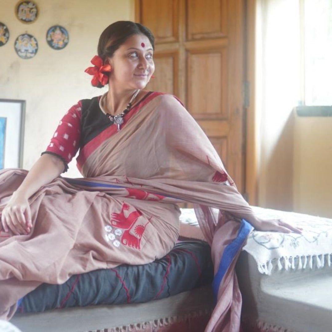 AALTA FEET CHANDAN SAREE