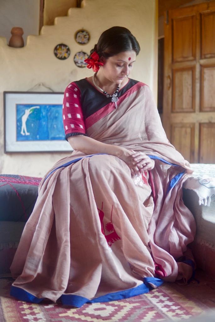 AALTA FEET CHANDAN SAREE