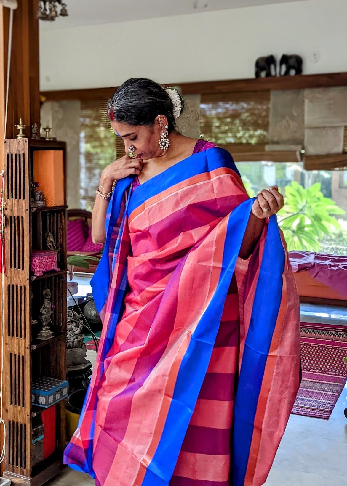 BEGUNI STRIPED GOROD (SAREE)